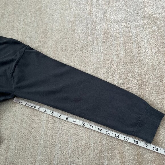 Uniqlo Grey Hilo Cotton Blend Sweater Knit Top M - Picture 7 of 10